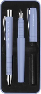 FABER-CASTELL 241051 - zestaw do pisania Poly Pen z długopisem i piórem, pale iris - Długopisy - miniaturka - grafika 1