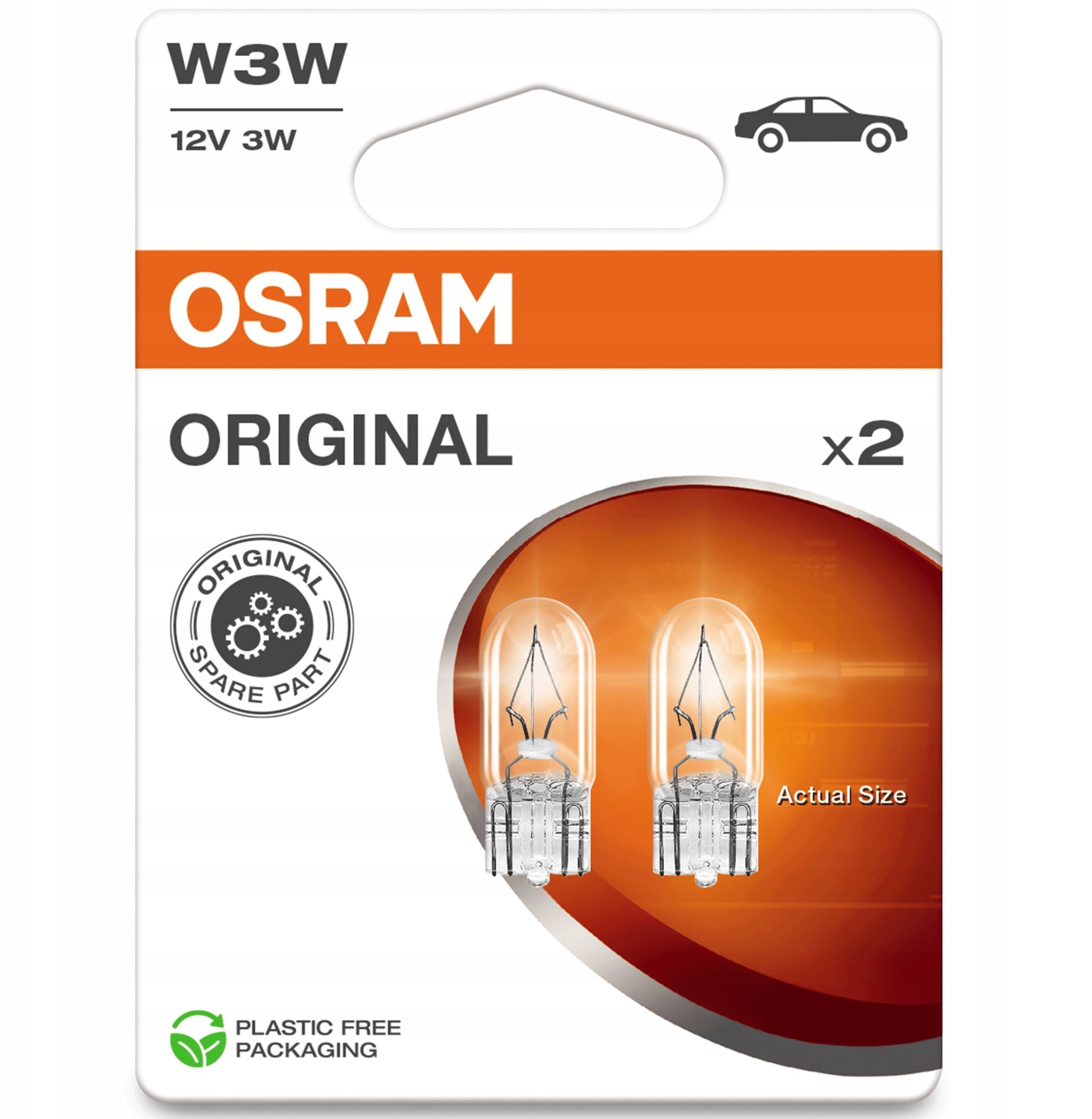 CAR LIGHT 2821-02B 3W 12V W2.1X9.5D