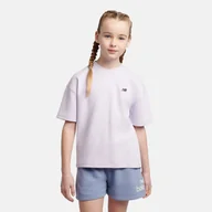 Koszulki i topy damskie - Koszulka dziecięca New Balance LAKG0135RIG fioletowa - miniaturka - grafika 1