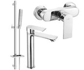 Zestawy prysznicowe - Mexen Royo DQ72 zestaw prysznicowy, chrom - 72214DQ72-00 - miniaturka - grafika 1