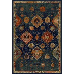 Dywan wełniany Abrash Navy 200 x 300 cm - Dywany - miniaturka - grafika 1