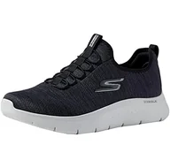 Kapcie damskie - Skechers Męskie kapcie Go Walk Flex, Czarny, biały, 44 EU - miniaturka - grafika 1