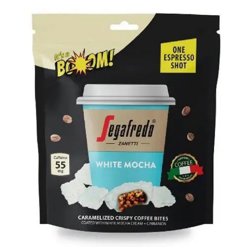 It's a Boom! Segafredo Cinnamon White Mocha 30g