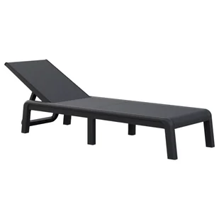Leżak ogrodowy Mallorca plastikowy grafitowy Keter - Leżaki ogrodowe - miniaturka - grafika 1