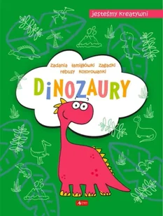 Dinozaury. Jesteśmy kreatywni - Maciej Maćkowiak - Kolorowanki, wyklejanki - miniaturka - grafika 1