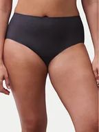Majtki damskie - Chantelle Figi klasyczne z wysokim stanem Soft Stretch C26470 Szary - miniaturka - grafika 1