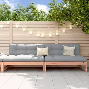 vidaXL Sofy środkowe do ogrodu, 2 szt., 120x80 cm, drewno daglezjowe - Sofy ogrodowe - miniaturka - grafika 1