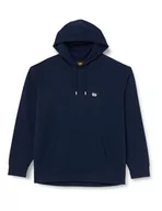 Bluzy męskie - Lee Męska bluza z kapturem, Emperor Navy, L - miniaturka - grafika 1