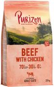 Sucha karma dla kotów - Purizon Cat Adult Beef&Chicken 2,5 kg - miniaturka - grafika 1