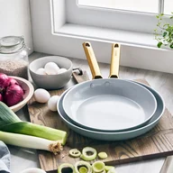 Patelnie - Patelnie ceramiczne PADOVA SkyBlue 26 + 30 cm / GreenPan - miniaturka - grafika 1