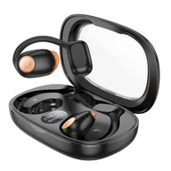 Słuchawki - HOCO słuchawki bezprzewodowe / bluetooth stereo TWS Spectrum EA1 czarne - miniaturka - grafika 1