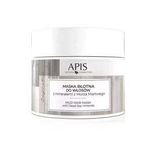 Apis NATURAL COSMETICS Dead Sea Mud Inspiration maska błotna do włosów z minerałami Morza Martwego 200 ml - Maski do włosów - miniaturka - grafika 1
