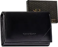 Portfele - Rovicky Skórzany kompaktowy portfel damski Rovicky NoSize - miniaturka - grafika 1