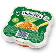 Dania dla dzieci - BoboVita Obiadek kolorowe warzywa z kurczakiem i batatami, 250 g - miniaturka - grafika 1
