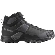 Buty trekkingowe męskie - Buty męskie Salomon X Ultra 5 Mid Wide Gore-Tex Rozmiar butów (UE): 42 2/3 / Kolor: czarny - miniaturka - grafika 1