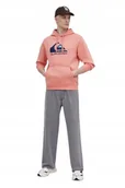 Bluzy męskie - QUIKSILVER ŁOSOSIOWA BLUZA Z KAPTUREM MĘSKA BAWEŁNIANA M I1D - Quiksilver - miniaturka - grafika 1