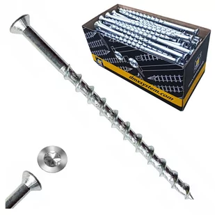 WKRĘTY DO GAZOBETONU 8x140 TORX ŁEB STOŻKOWY 50szt - Wkręty - miniaturka - grafika 1