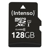 Karty pamięci - Intenso 3424491 pamięć flash 128 GB MicroSD UHS-I Klasa 10 - miniaturka - grafika 1