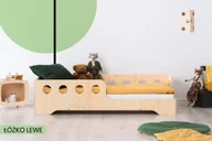 Łóżka dla dzieci i młodzieży - ADEKO STOLARNIA Łóżko dziecięce KIKI 5 80x160 sosna pojedyncze ADEKO STOLARNIA - miniaturka - grafika 1