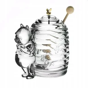BOHEMIA kryształowy pojemnik na miód 350 ml - Pojemniki kuchenne - miniaturka - grafika 1