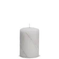 Świece - Pigmejka Pigmejka Pl Szary Świeca Bolero Mat Walec Mały uniwersalny 94894-uniw - miniaturka - grafika 1