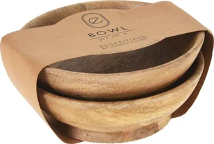 Home Styling Collection Zestaw misek z drewna mango, 2 sztuki, Ø 16 cm - Miski i półmiski - miniaturka - grafika 1