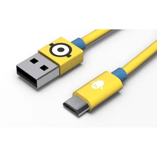 Kabel micro USB TRIBE Minionki, 1.2 m - Kable komputerowe i do monitorów - miniaturka - grafika 1