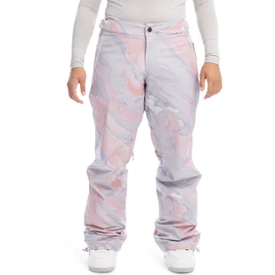 Damskie Spodnie ROXY CHLOE KIM J SNPT SFV1 ERJTP03201-SFV1 – Szary - Spodnie narciarskie - miniaturka - grafika 1