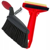 Akcesoria do mycia samochodu - SZCZOTKA DO ODŚNIEŻANIA SAMOCHODU AUTA DUŻA BEZPIECZNA + SKROBACZKA DO SZYB - miniaturka - grafika 1