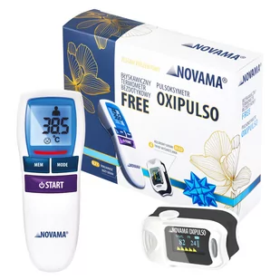 NOVAMA - TERMOMETR FREE & PULSOKSYMETR OXIPULSO Zestaw prezentowy - Ciśnieniomierze i akcesoria - miniaturka - grafika 1