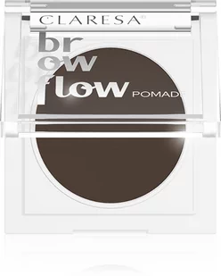 Claresa, Puszysta pomada do brwi BROW FLOW 03 BRUNETTE 4 g - Pomada do brwi - miniaturka - grafika 1