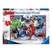 Puzzle - Puzzle RAVENSBURGER Giant Marvel Avengers (125 elementów) - miniaturka - grafika 1