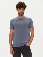 Koszulki męskie - Tommy Jeans T-Shirt Jaspe DM0DM20363 Niebieski Slim Fit - miniaturka - grafika 1