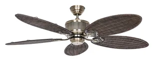 Energooszczędny wentylator sufitowy z pilotem Caribbean Dream Eco II mosiądz / rattan - Wentylatory sufitowe - miniaturka - grafika 1