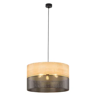 Designerska lampa z drewnem, regulowana wysokość TK 4798 z serii NICOL - Lampy sufitowe - miniaturka - grafika 6