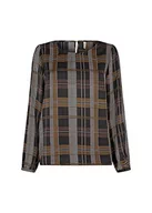 Bluzy damskie - SOYACONCEPT damska bluza sc-gerd, 8525 Spice Brown Combi, XL - miniaturka - grafika 1