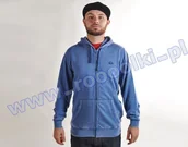 Bluzy męskie - Quiksilver Bluza z kapturem Quiksilver Burn Out Hood Zip BPC0 XXL - miniaturka - grafika 1
