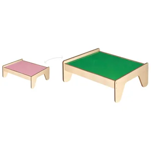 Viga Toys VIGA Drewniany Stół dla Dzieci na Kolejkę i Klocki 50284 - Stoliki dla dzieci - miniaturka - grafika 1