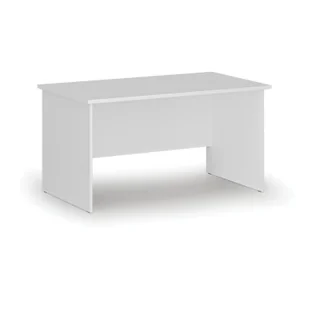 Biurko proste PRIMO WHITE, 1400 x 800 mm, białe - Biurka - miniaturka - grafika 1
