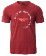 Koszulki męskie - Hi-tec Olen Koszulka Męska T-shirt Bawełniany XL - miniaturka - grafika 1