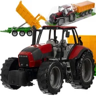 Samochody i pojazdy dla dzieci - Duży Traktor z Przyczepą Ciągnik dla Dzieci na Napęd Ruchome Elementy XXL - miniaturka - grafika 1
