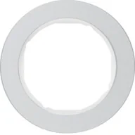 Klawisze i ramki - Ramka pojedyncza Berker R.Classic - aluminium/biały - miniaturka - grafika 1