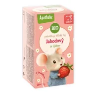 Soki i herbatki dla dzieci - Apotheke Herbatka dla dzieci - dzika róża z truskawką od 9 miesiąca 20 x 1,5 g Bio - miniaturka - grafika 1