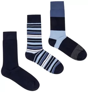 Pepe Jeans Męski Colorblck Stp Cr 3P, niebieski (niebieski), 41, niebieski (niebieski) - Skarpetki męskie - miniaturka - grafika 1