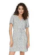 Sukienki - ONLY Damska sukienka Onlevida S/S Short Dress WVN Noos - miniaturka - grafika 1