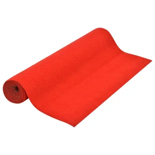 vidaXL Sztuczna trawa, spód z wypustkami, 20x1,33 m, czerwona - Sztuczne kwiaty - miniaturka - grafika 1
