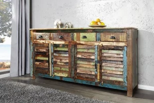 Invicta Komoda Jakarta 160cm Recyclingholz Invicta 40126 - Komody - miniaturka - grafika 1