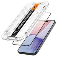 Szkła hartowane na telefon - Szkło hartowane SPIGEN Glas.TR EZ Fit do Apple iPhone 15 Pro Max Czarny - miniaturka - grafika 1