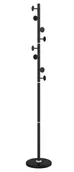 Wieszaki i stojaki - Czarny nowoczesny stojący wieszak na płaszcze D4-F85 - miniaturka - grafika 1