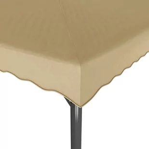 Altana, kolor taupe, 3x3 m, aluminium i stal - Altany ogrodowe - miniaturka - grafika 4